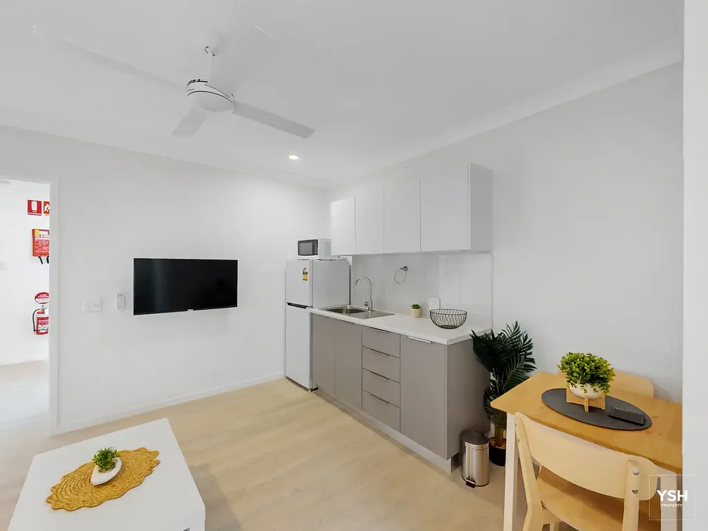 Fully furnished one-bedroom apartments with electricity, NBN, water included!