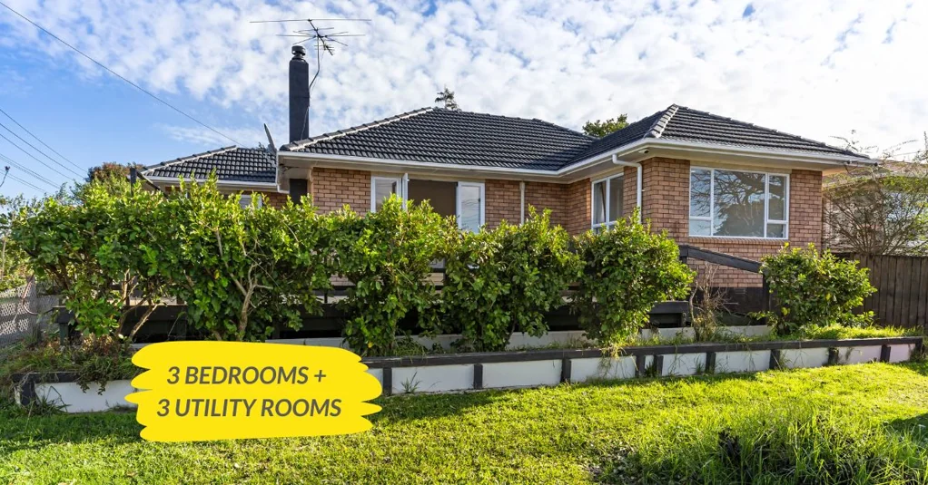 Newly Renovated 3-Bedroom Home + 3 Utility Rooms