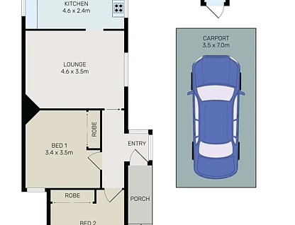107 The Avenue, Granville, Parramatta (Northwest suburbs), 2房, 1浴, House