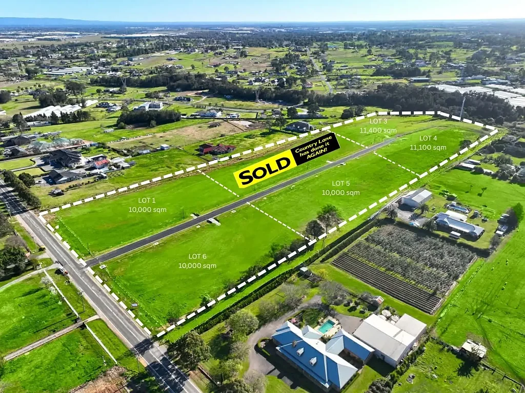 Cecil Park Prestigious Rural Land Subdivisions Cecil Park - LOT 2 SOLD !!!