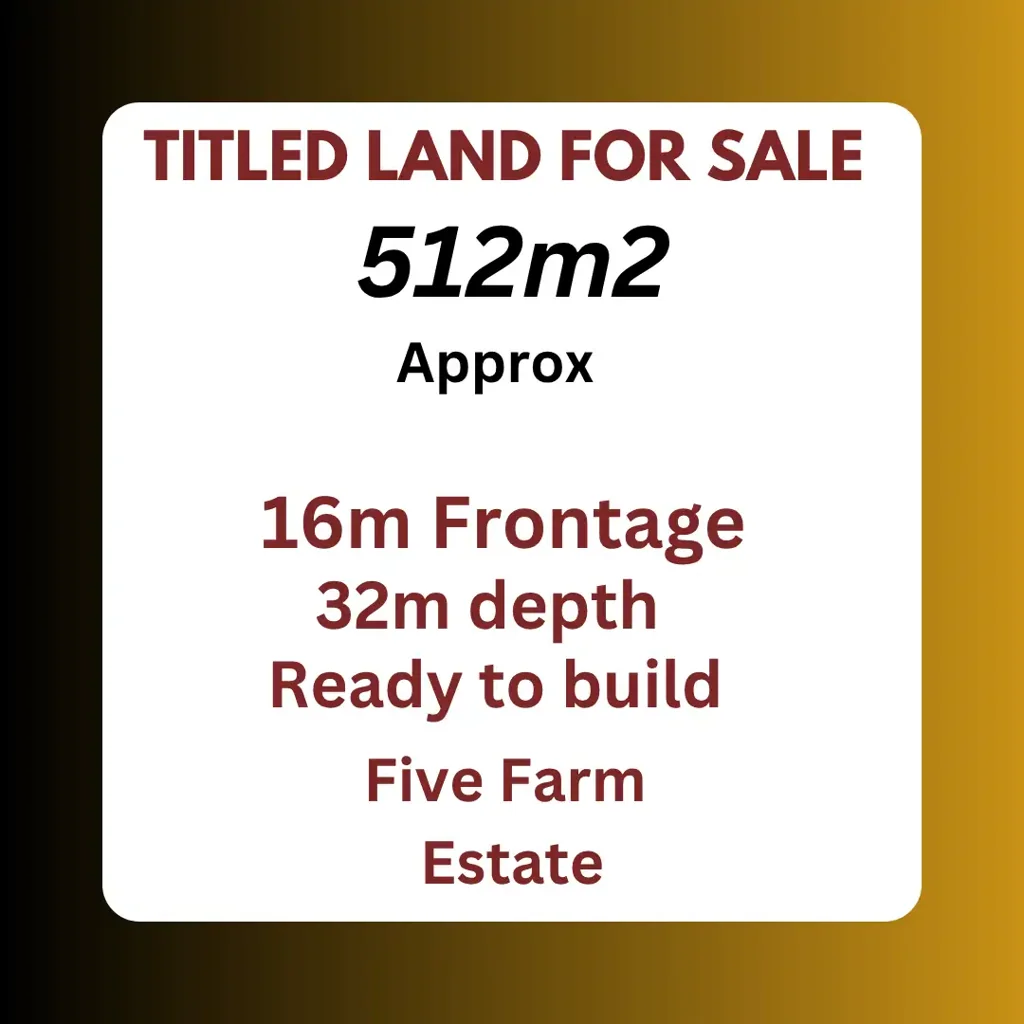 Clyde North Titled Land - Ready to build your dream home !!!