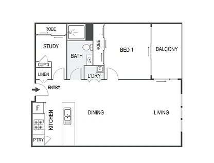 301/102 Northbourne Avenue, Braddon, Inner North, 1 Schlafzimmer, 1 Badezimmer, Apartment