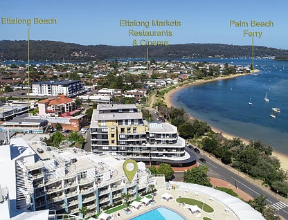309/51-54 The Esplanade, Ettalong Beach, Central Coast, 2 कमरे, 2 बाथरूम, Apartment