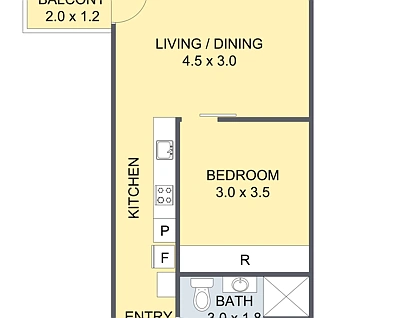 1803/27 Little Collins Street, Melbourne, Melbourne CBD, 1 phòng ngủ, 1 phòng tắm, Apartment