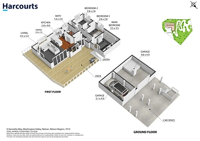 9 Henrietta Way, Nelson, 3 Bedrooms, 1 Bathrooms, House