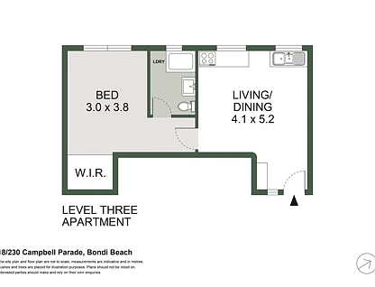 18/230 Campbell Parade, Bondi Beach, Eastern Suburbs, 1 Schlafzimmer, 1 Badezimmer, Apartment
