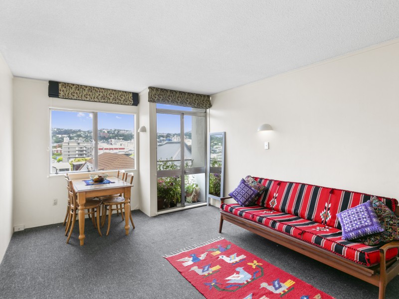 302/131 Brougham Street, Mount Victoria, Wellington, 2房, 1浴