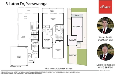 Plano ng Bahay - 8 Luton Drive, Yarrawonga, VIC 3730