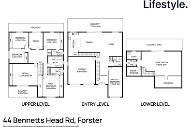 44 Bennetts Head Road, Forster, NSW 2428, 5 slaapkamers, 4 badkamers, House