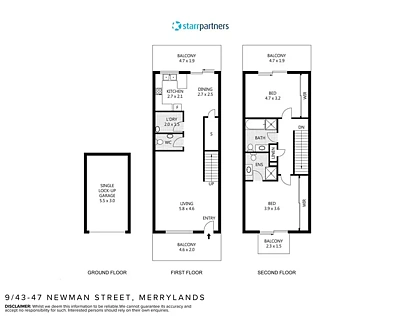 9/43-47 Newman Street, Merrylands, NSW 2160, 2房, 2浴, Unit
