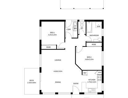 1/13 Cameron Street, St Helens, Launceston and North East, 2 chambres, 1 salles de bain, House