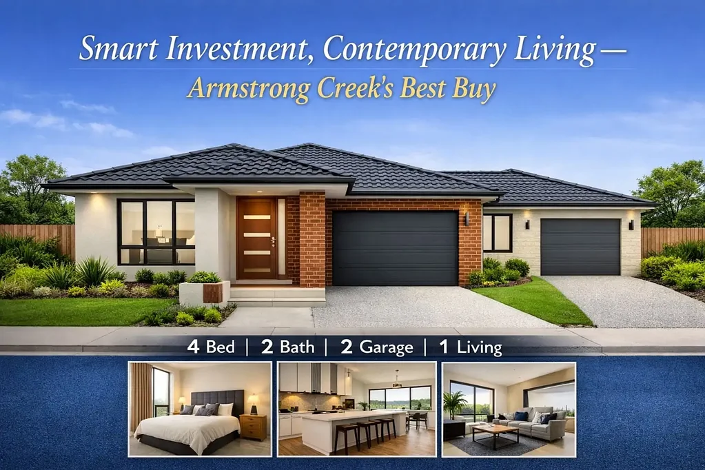 Armstrong Creek 4 Slaapkamer Smart Investment, Contemporary Living — Armstrong Creek’s Best Buy