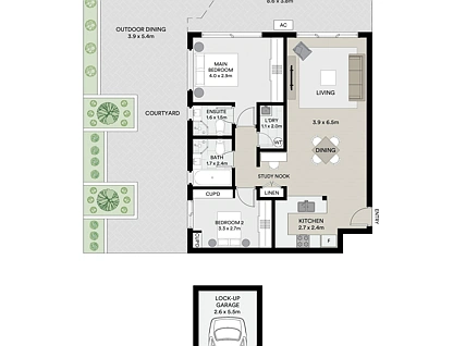 3/1-5 Penkivil Street, Willoughby, Lower North Shore, 2 कमरे, 2 बाथरूम, Apartment