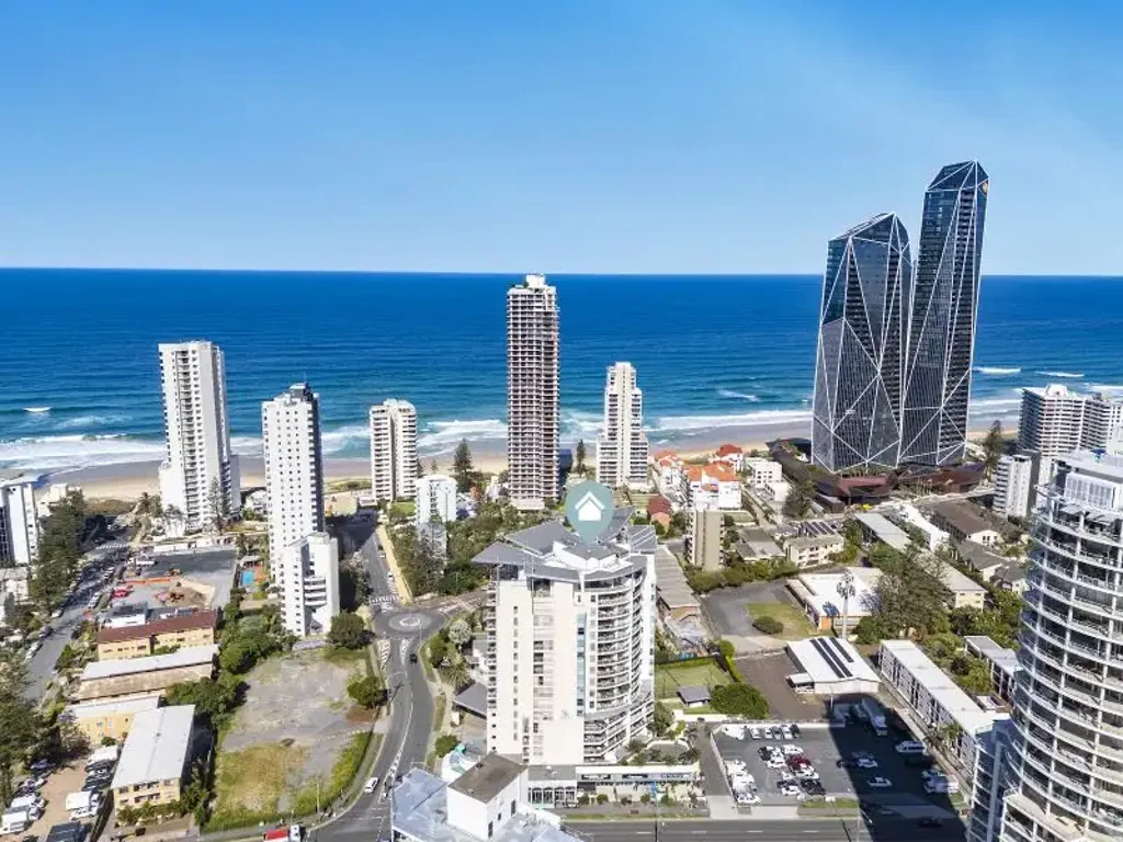 Surfers Paradise 2房  North-East Facing Coastal Sanctuary: 2 Bedroom Apartment with Ocean & River Views