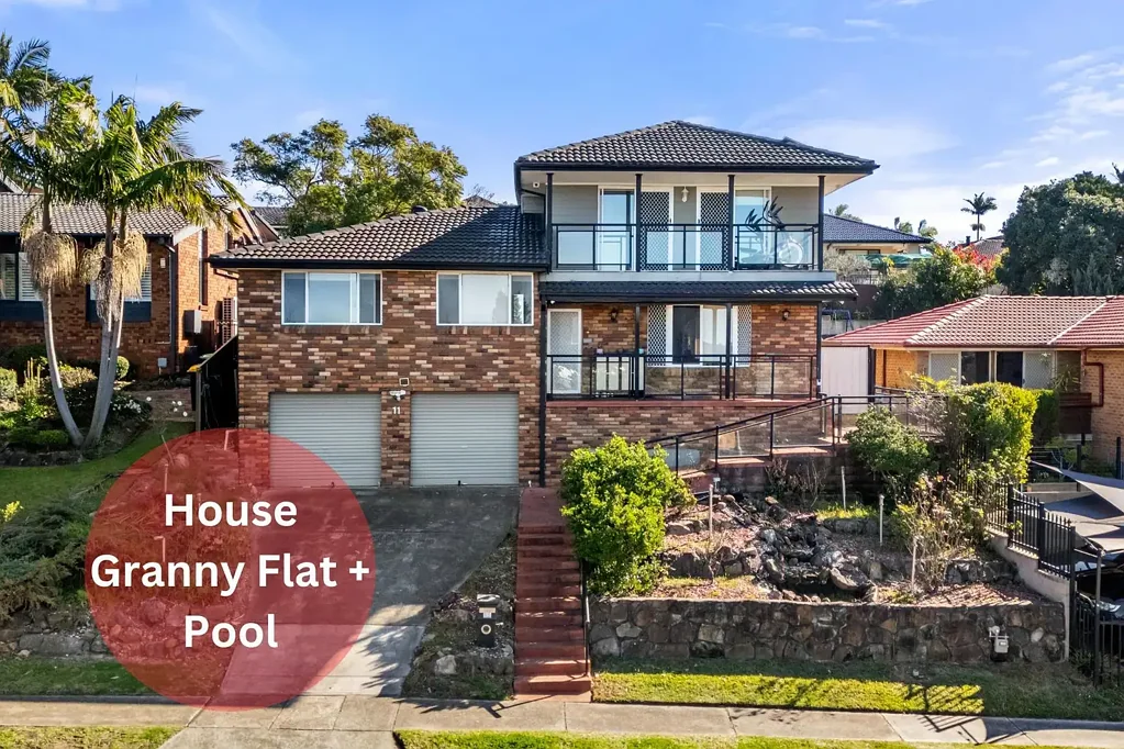 Liverpool 7 Bedroom Stylish Family Residence with Self Contained Granny Flat on an Elevated Block