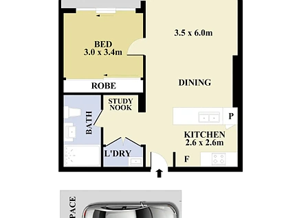15/266 Pennant Hills Road, Thornleigh, Upper North Shore, 1 habitaciones, 1 baños, Apartment
