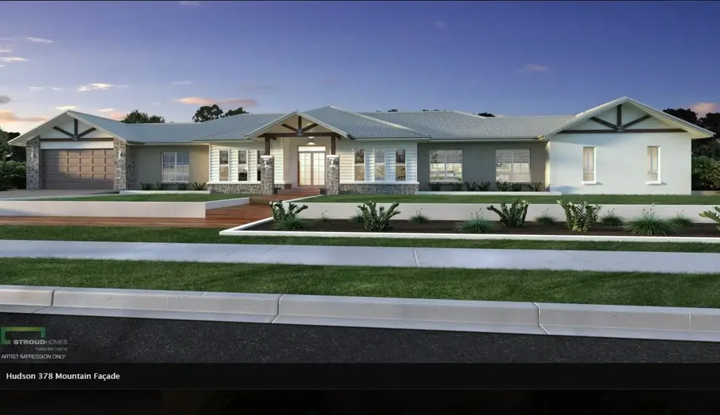 Glenning Valley 4房  Brand New Stroud Homes - Hudson 378 House and Acreage Package at Lot 101 Bellbird Rise.