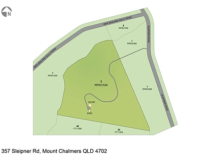387 Sleipner Road, Mount Chalmers, Fitzroy, 5 कमरे, 2 बाथरूम, Lifestyle Property