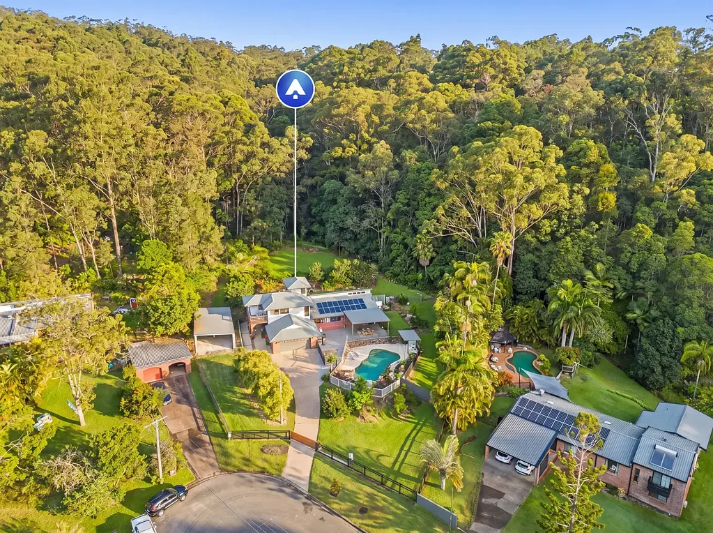 Elanora 5房  Huge 6,183 m2 block, with private creek & waterfalls