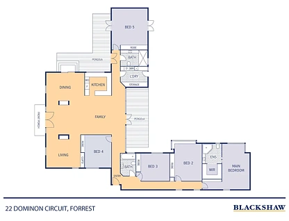 22 Dominion Circuit, Forrest, ACT 2603, 5房, 3浴, House