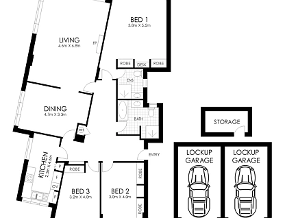 7a/7 St Marks Road, Darling Point, Eastern Suburbs, 3房, 2浴, Apartment