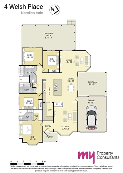 4 Welsh Place, Narellan Vale, NSW 2567, 4 slaapkamers, 2 badkamers, House