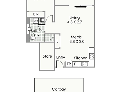 100/15 Aberdeen Street, Perth, Perth CBD, 1 कमरे, 1 बाथरूम, Apartment