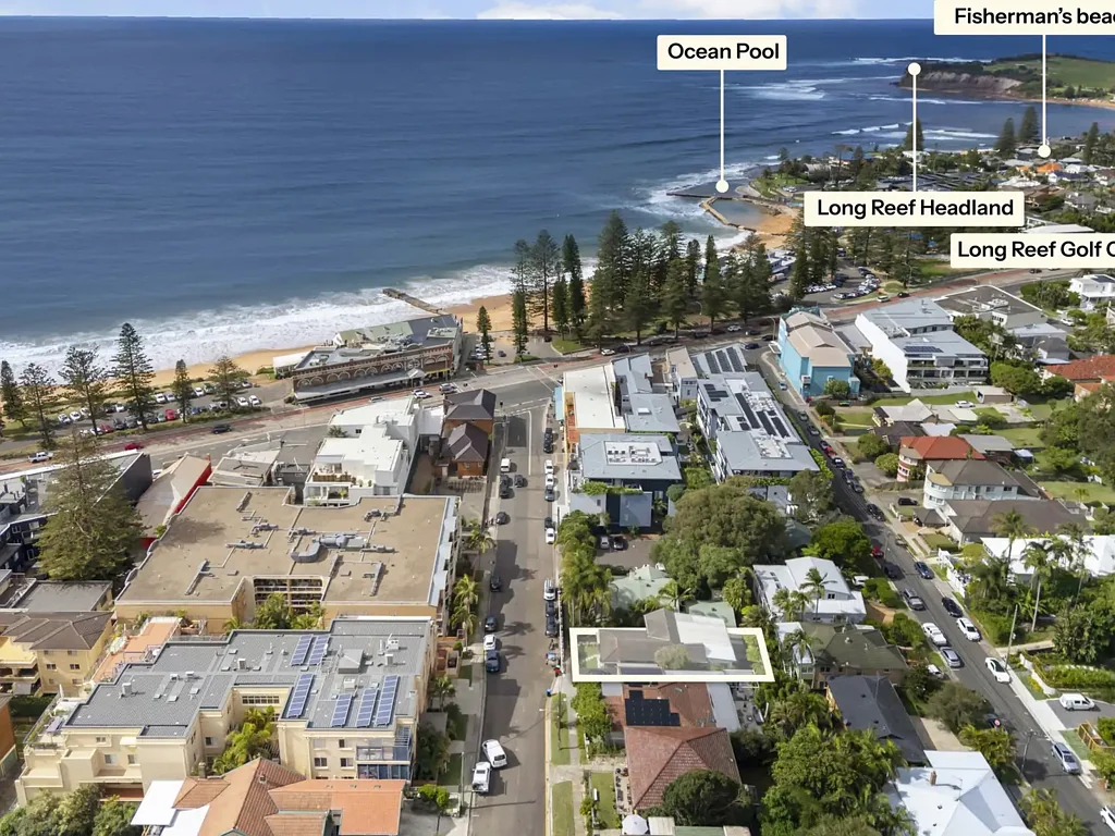 Collaroy 7房 赤脚海滩生活 七卧宽敞住宅 步行至沙滩&商圈 私人露台望海 暖色地板配大理石卫浴 Upper and Lower Residence & Separately Metered.