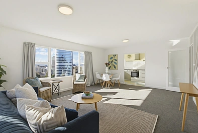 Te Aro 2房  Downsize with Dignity and Style + View + Garage