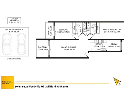 30/518-522 Woodville Road, Guildford, Parramatta (Northwest suburbs), 2 غرف, 2 حمامات, Apartment
