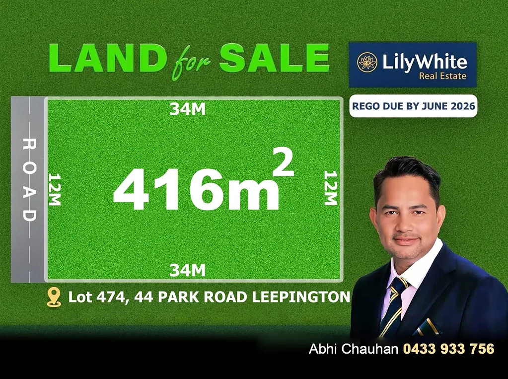 Leppington 12米阔景前廊 416平米宽绰地块 紧邻火车站 公立名校近旁 未来机场利好 Opportunity to Secure Your Land | Registration JUNE-2026