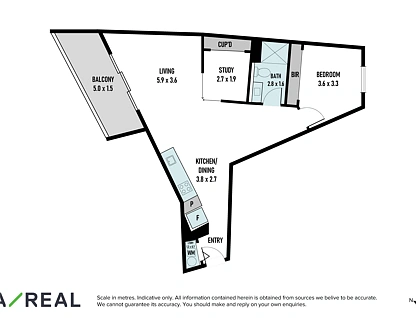 902w/48 Balston Street, Southbank, Melbourne CBD, 2房, 1浴, Apartment