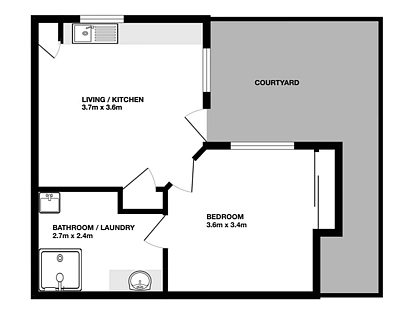 UNIT 7/2 HANLON COURT, West Wodonga, Wangaratta, 1 Schlafzimmer, 1 Badezimmer, House