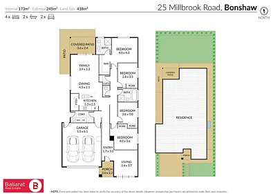 25 Millbrook Road, Bonshaw, VIC 3352, 4 રૂમ, 2 બાથરૂમ, House