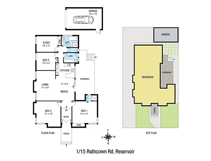 1/15 Rathcown Road, Reservoir, VIC 3073, 4 침실, 2 욕실, House