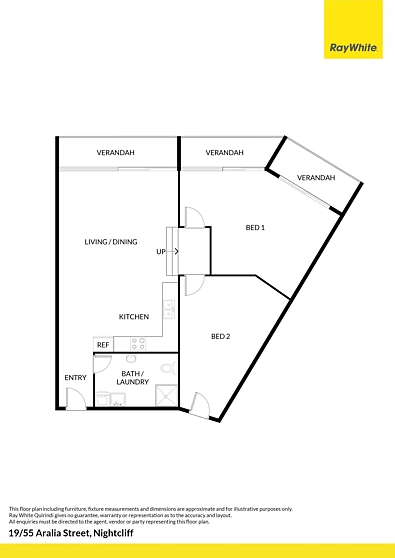 19/55 Aralia Street, Nightcliff, NT 810, 2 ਕਮਰੇ, 1 ਬਾਥਰੂਮ, Apartment