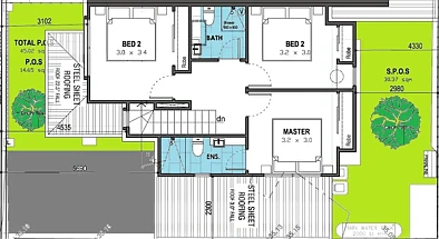 फ्लोर प्लान - 8c Greenham Street, Maidstone, VIC 3012