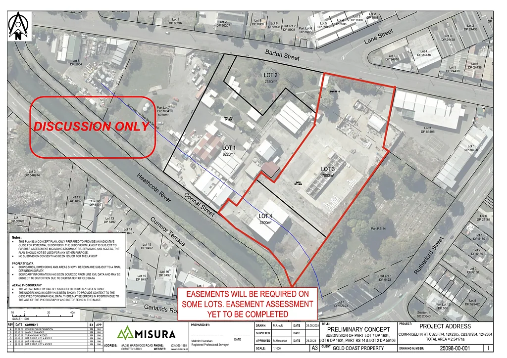 Woolston  1.1 ha of Industrial Zoned Land in Woolston