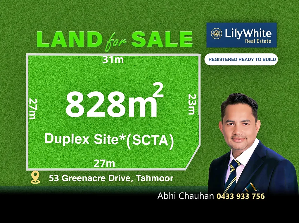 Tahmoor Tahmoor Duplex Site 828m² 平坦朝北 新区便利 壮丽山景 建造随时 Duplex Site Land for Sale – Greenacre Street, Tahmoor !