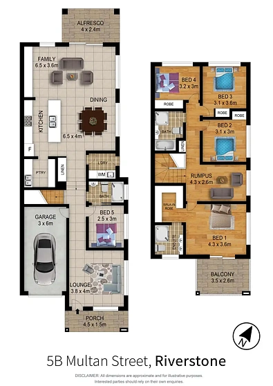5B Multan Street, Riverstone, NSW 2765, 5房, 3浴, Apartment