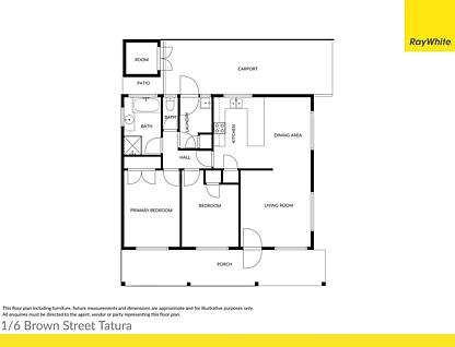 1/6 Brown Street, Tatura, VIC 3616, 2房, 1浴, 独立屋
