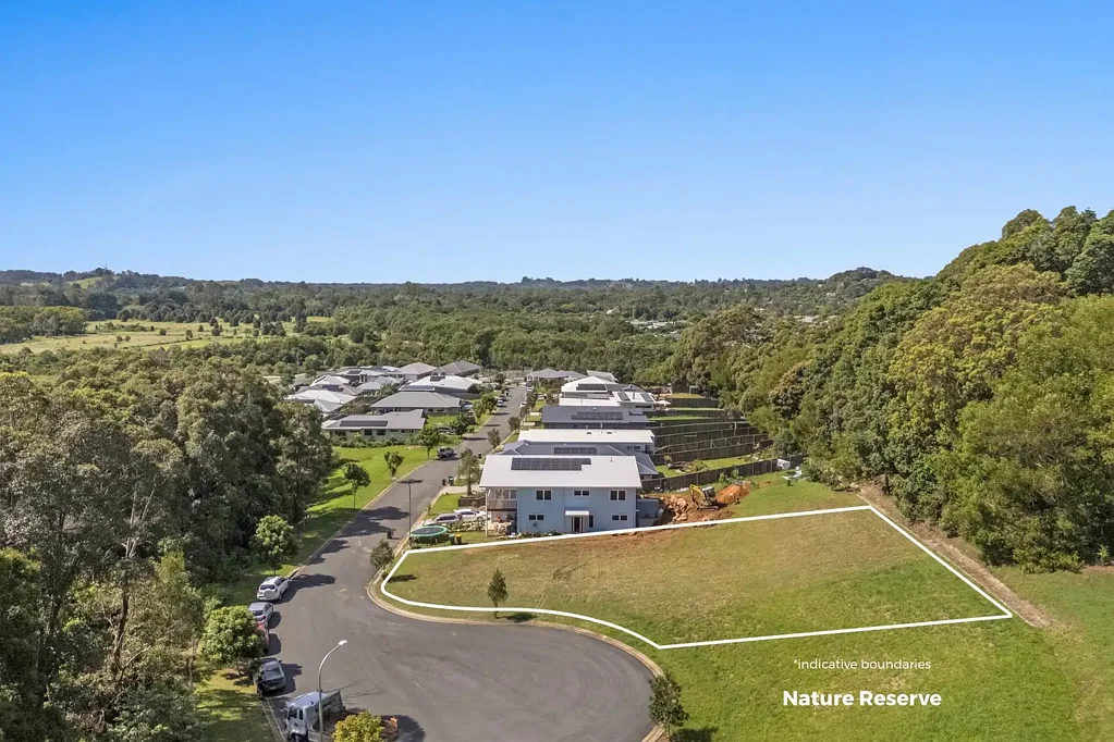 Mullumbimby  Space, elevation & aspect on a north-facing land parcel