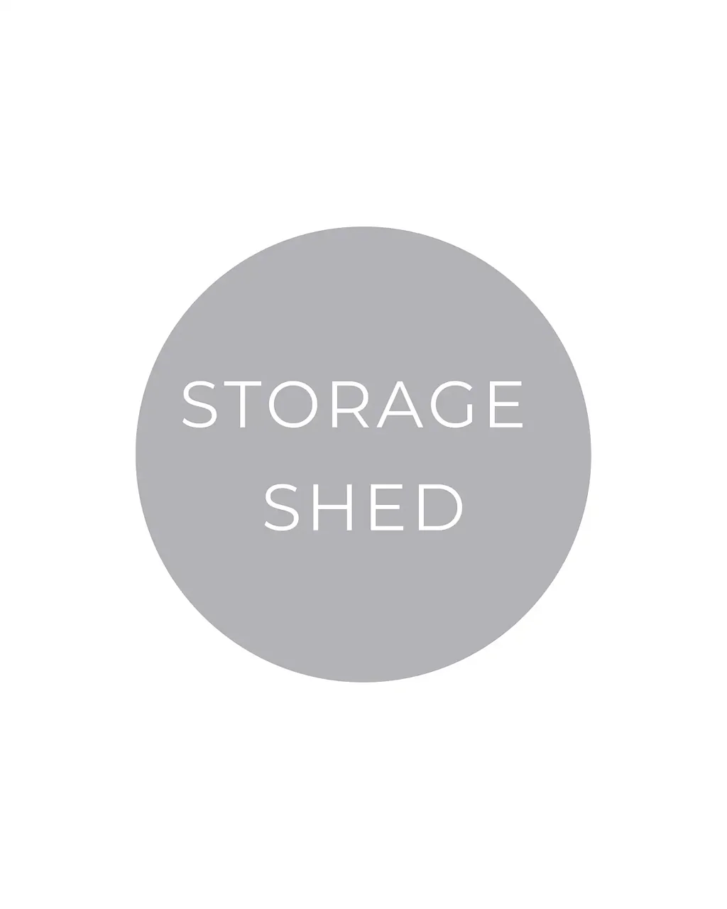 STORAGE SHED AVAILABLE NOW