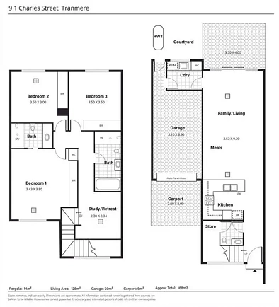 9/1 Charles Street, Tranmere, SA 5073, 3 slaapkamers, 2 badkamers, Townhouse