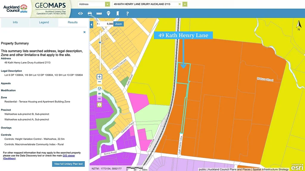 Drury 4कमरा 1 Hectares of Flat land in Drury
