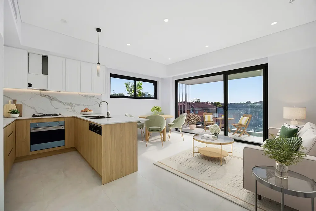 Contemporary Two-Bedroom Apartment with Expansive Balcony & Premium Finishes