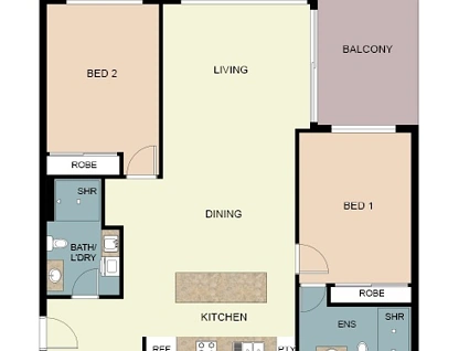 Unit 92/148 Adelaide Tce, East Perth, Perth CBD, 2 rūma, 2 rūma horoi, Apartment