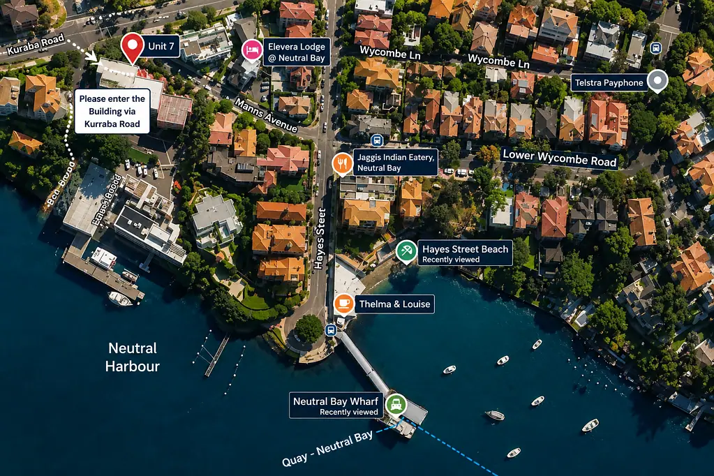Harbour View Apartment in a Prime Neutral Bay Location
