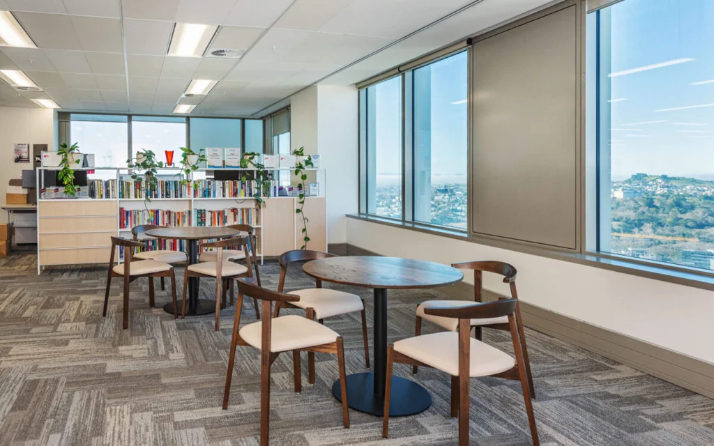 Auckland Central Premium workspace with panoramic harbour views