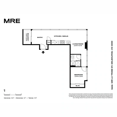 1609/285 La Trobe Street, Melbourne, VIC 3000, 1 Bedrooms, 1 Bathrooms, Apartment
